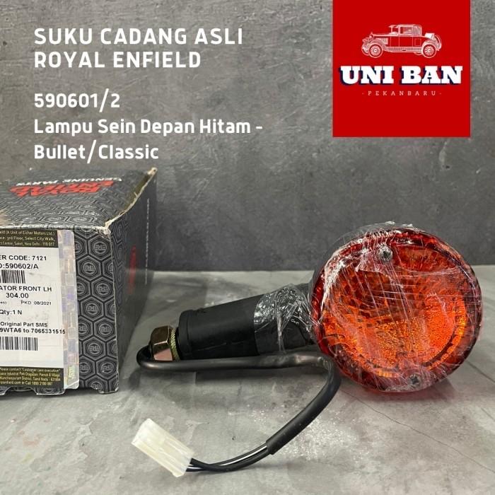 Lampu Sein Hitam (1 Buah) Classic 500 Stealth Black 590601 590602 590603 590604 - Royal Enfield ASLI
