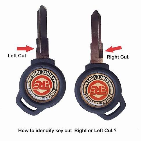 Anak Kunci Right Cut (2 Buah) 590789 Classic - Royal Enfield ASLI