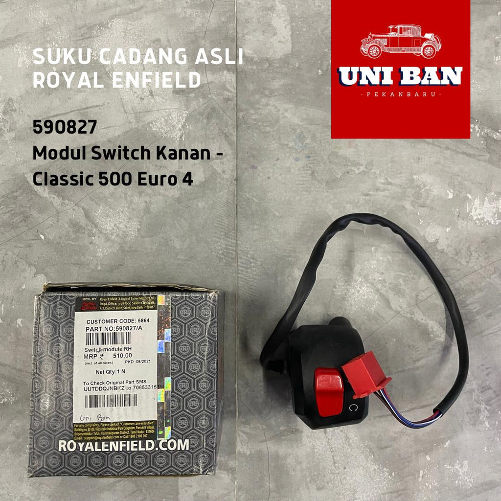 Modul Switch Kanan Interceptor Classic 500 E4 590827 - Royal Enfield