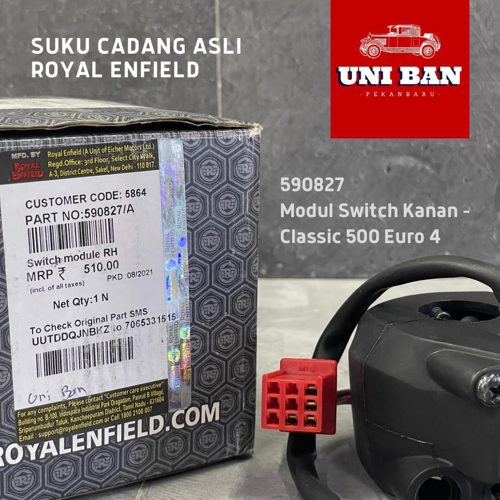 Modul Switch Kanan Interceptor Classic 500 E4 590827 - Royal Enfield