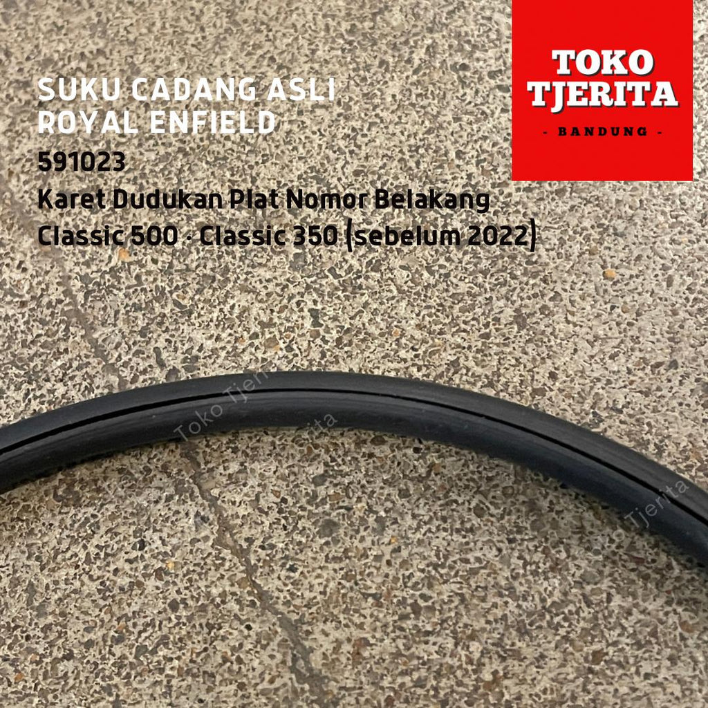 Karet Dudukan Plat Nomor Belakang Classic 500 591023 - Royal Enfield
