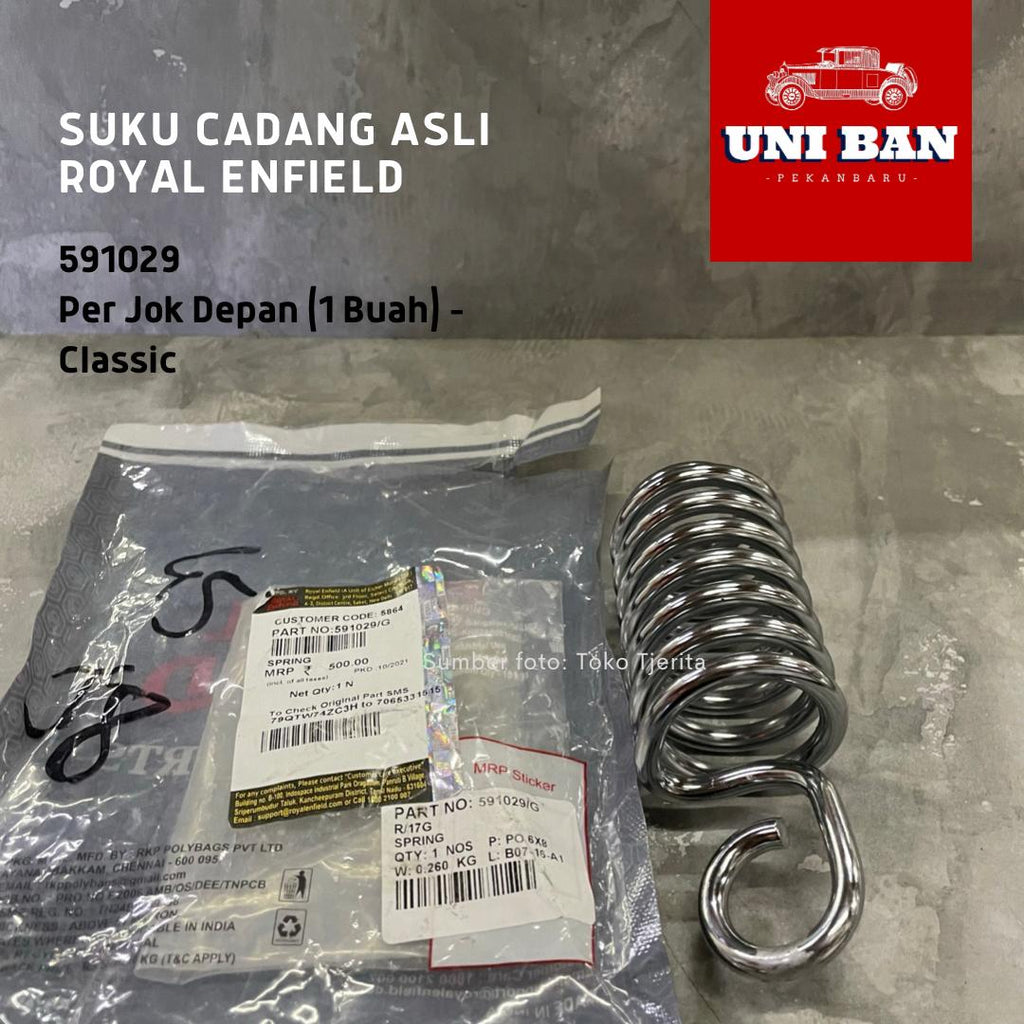 Per (1 Buah) Jok Depan Classic 591029 - Royal Enfield ASLI