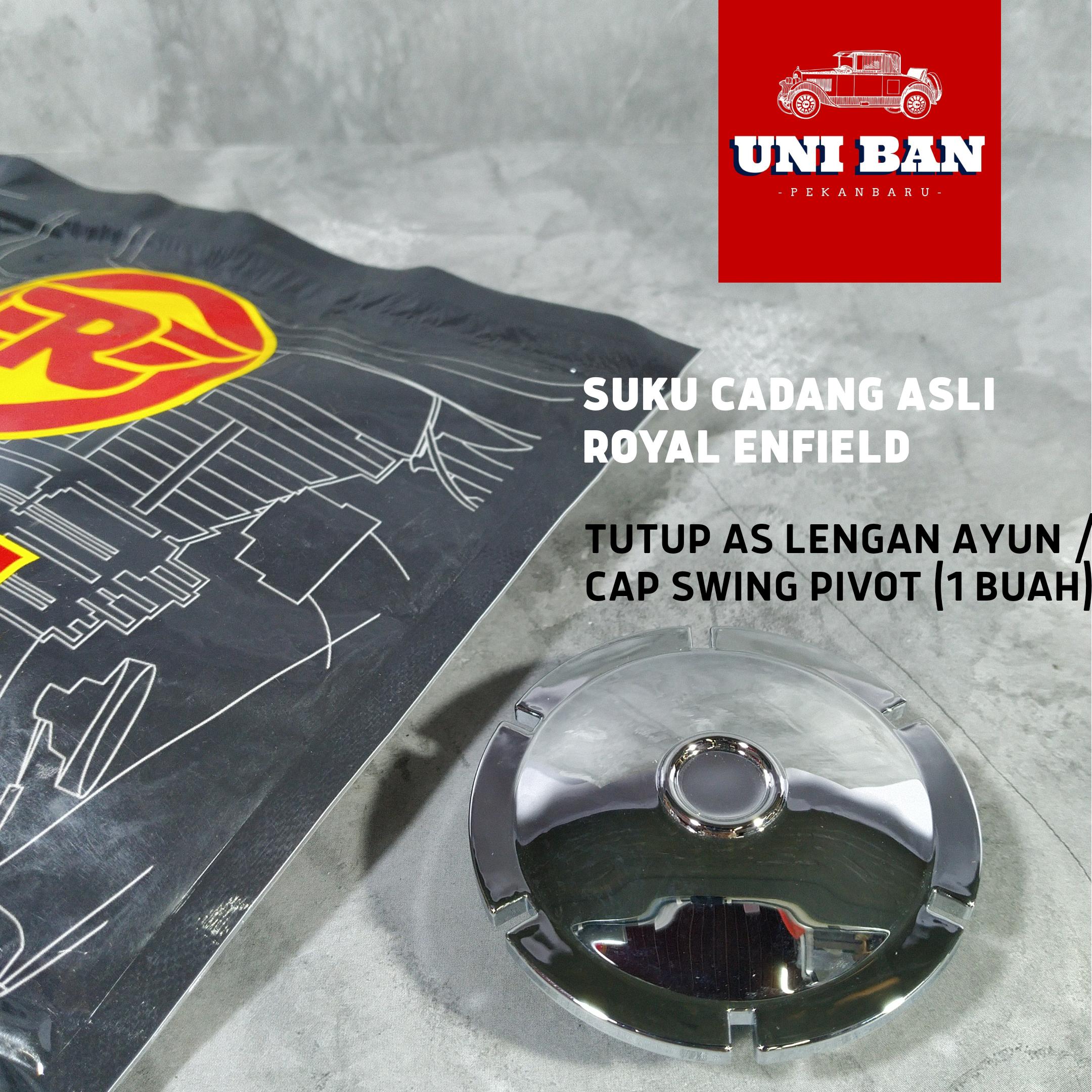 Tutup as lengan ayun / Cap Swing Pivot asli Royal Enfield (1 buah)