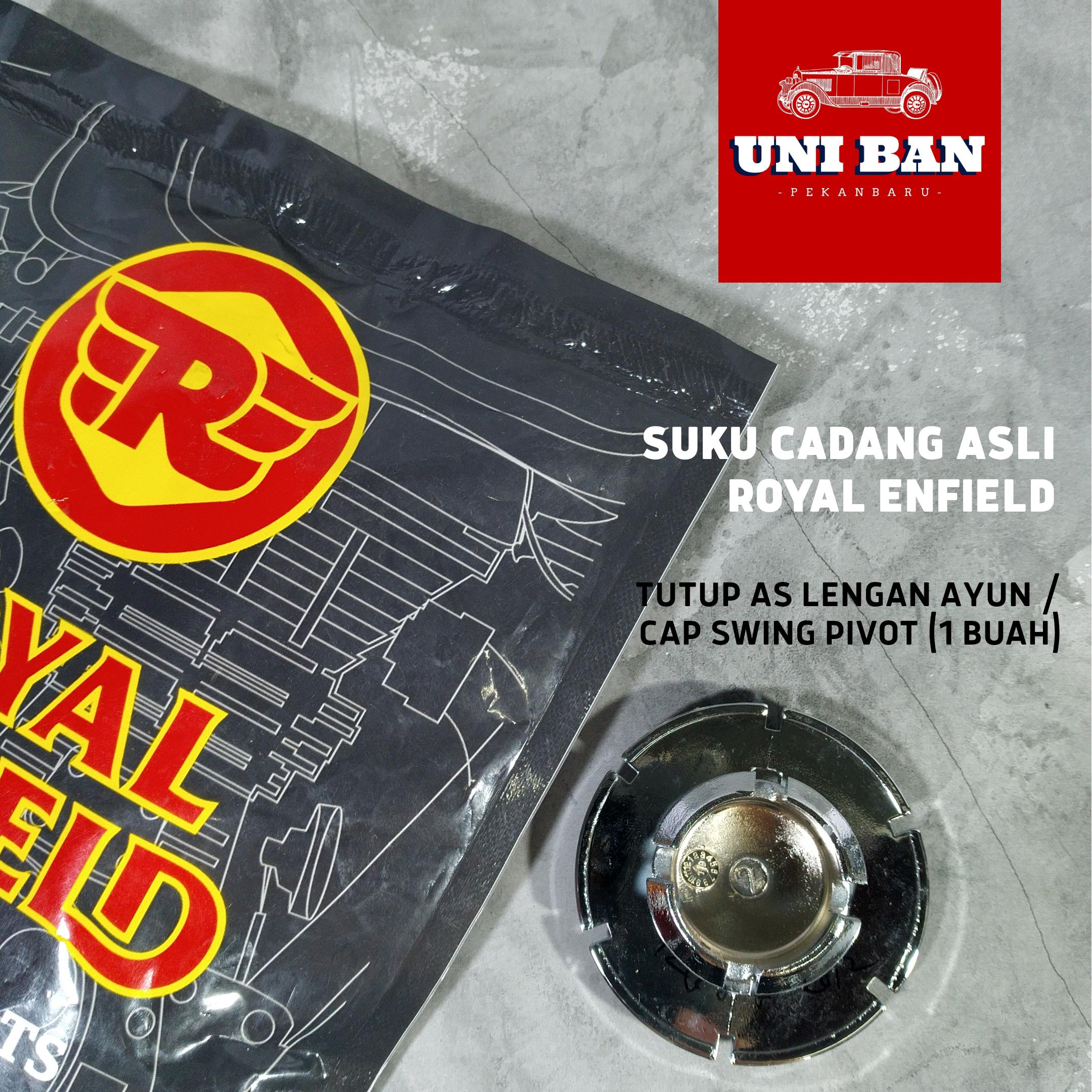 Tutup as lengan ayun / Cap Swing Pivot asli Royal Enfield (1 buah)