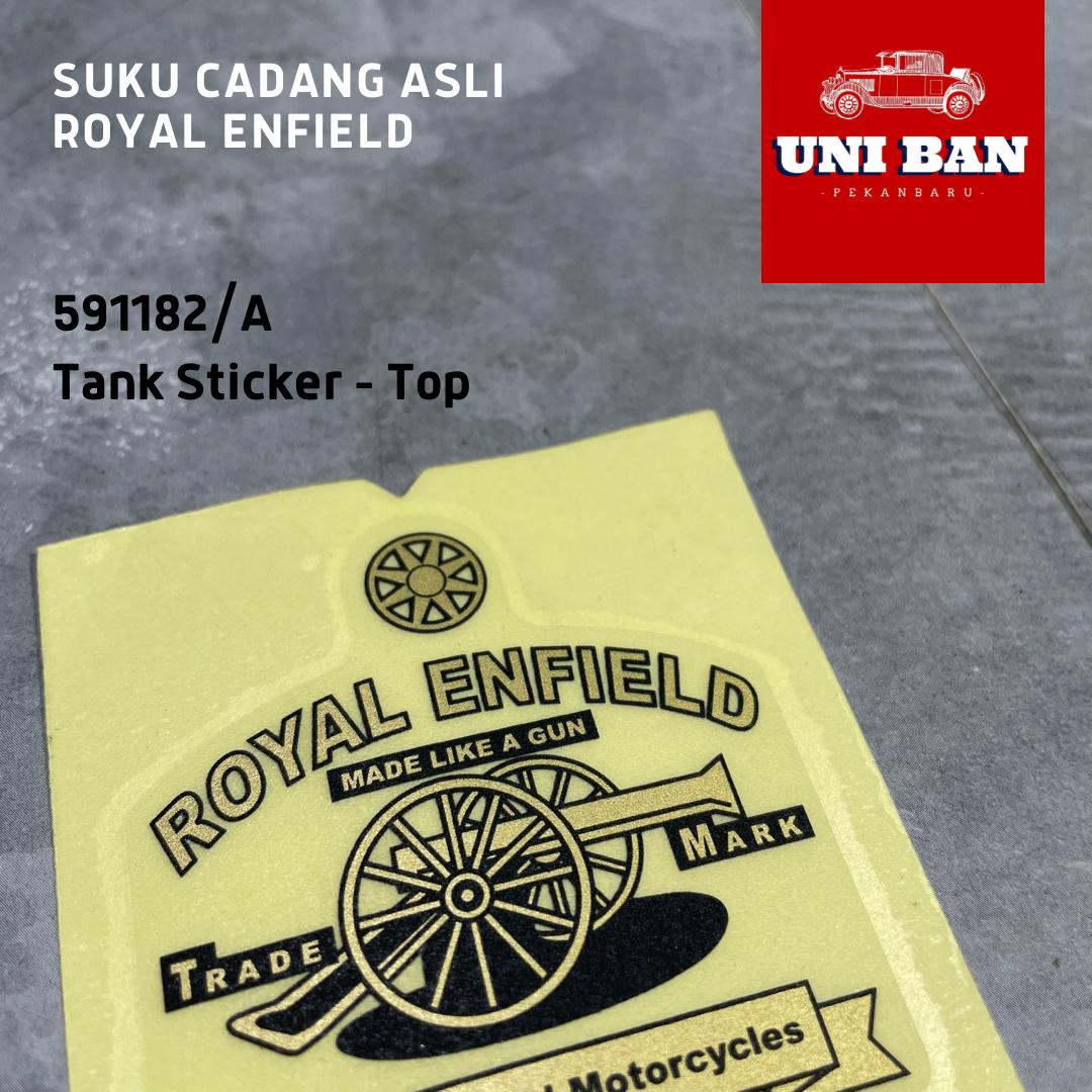 Stiker Tangki Atas (Classic) 591182/A - Royal Enfield ( ASLI )