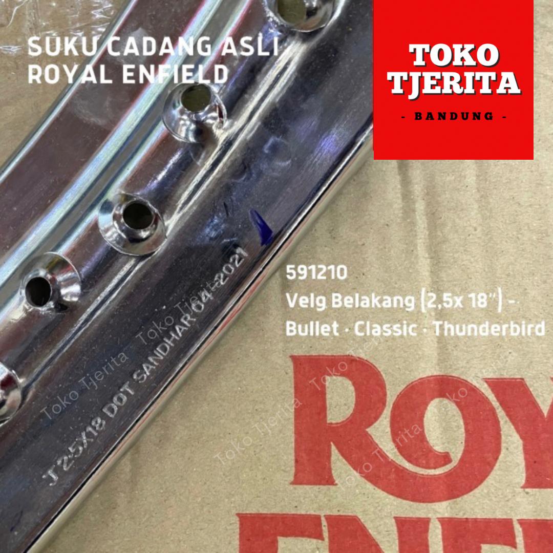 Velg Belakang 2,5 x 18" H 40 Classic 591210 - Royal Enfield ASLI