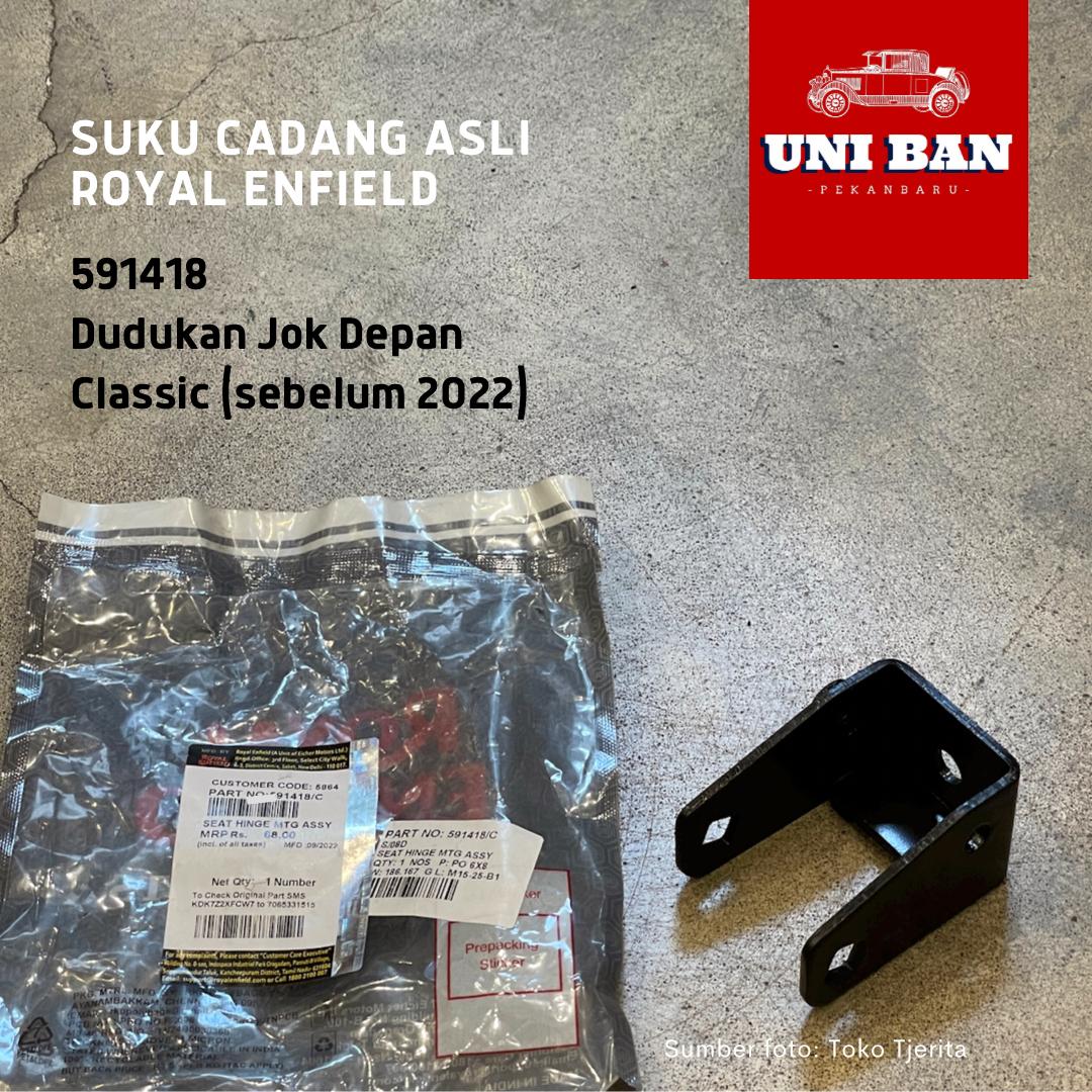 Dudukan Jok Depan Classic 591418 - Royal Enfield ASLI