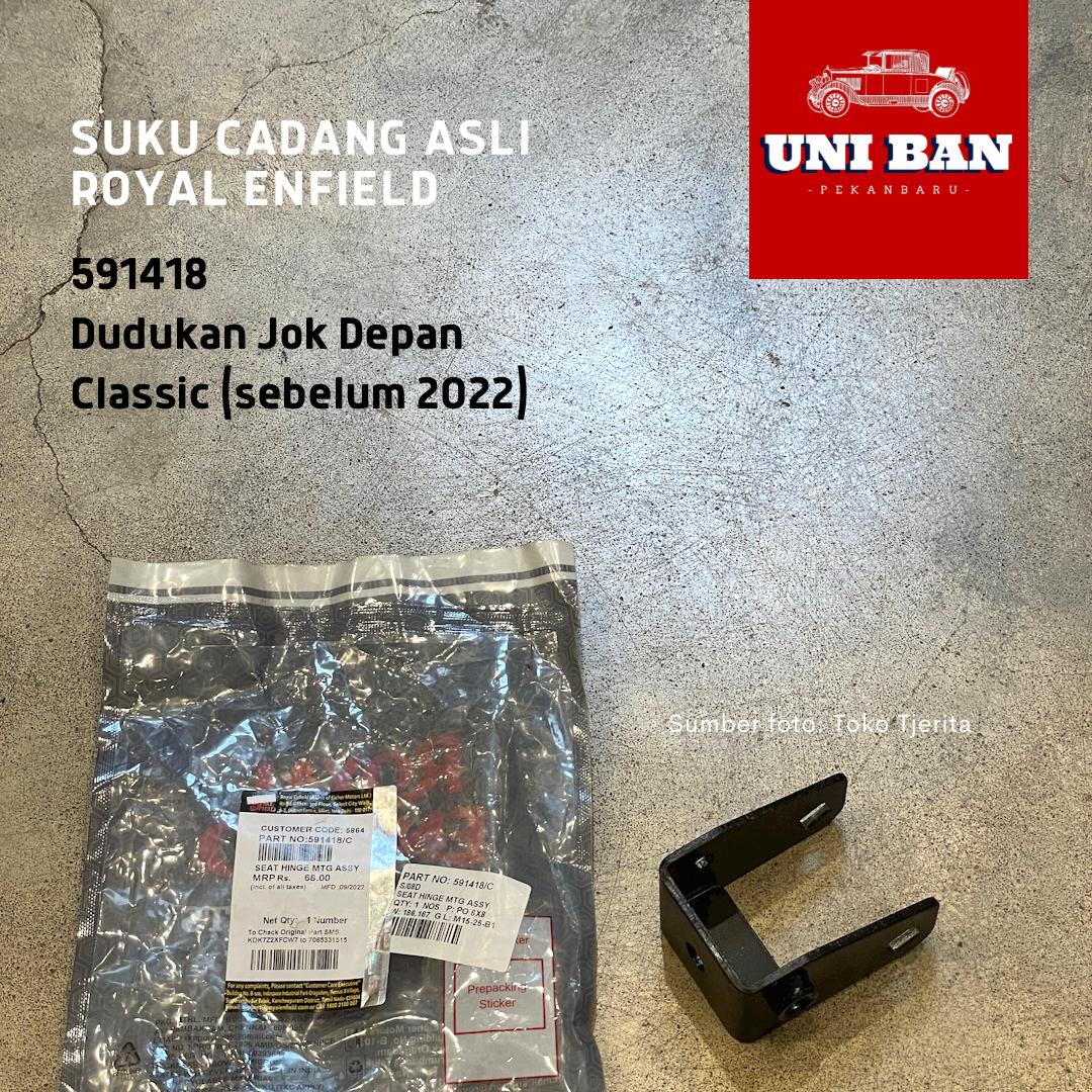 Dudukan Jok Depan Classic 591418 - Royal Enfield ASLI