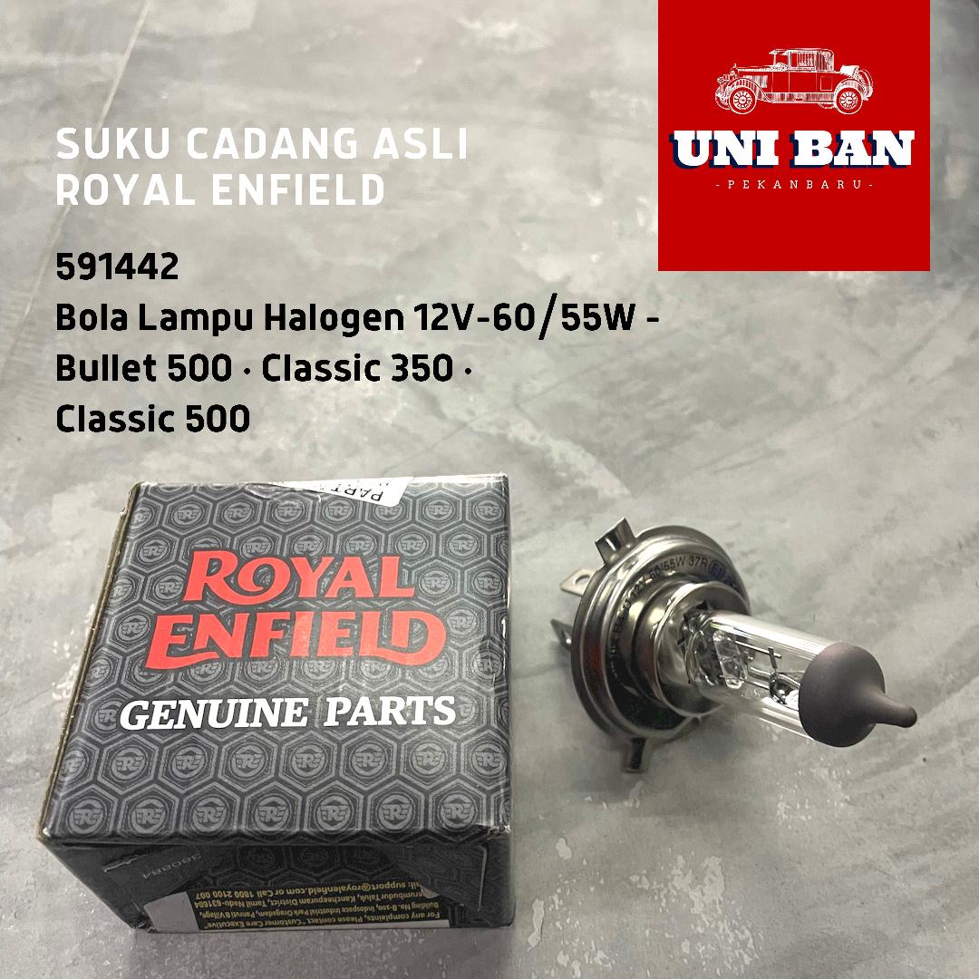 Lampu Halogen 12V 60/55W untuk Lampu Depan 591442 - Royal Enfield OEM