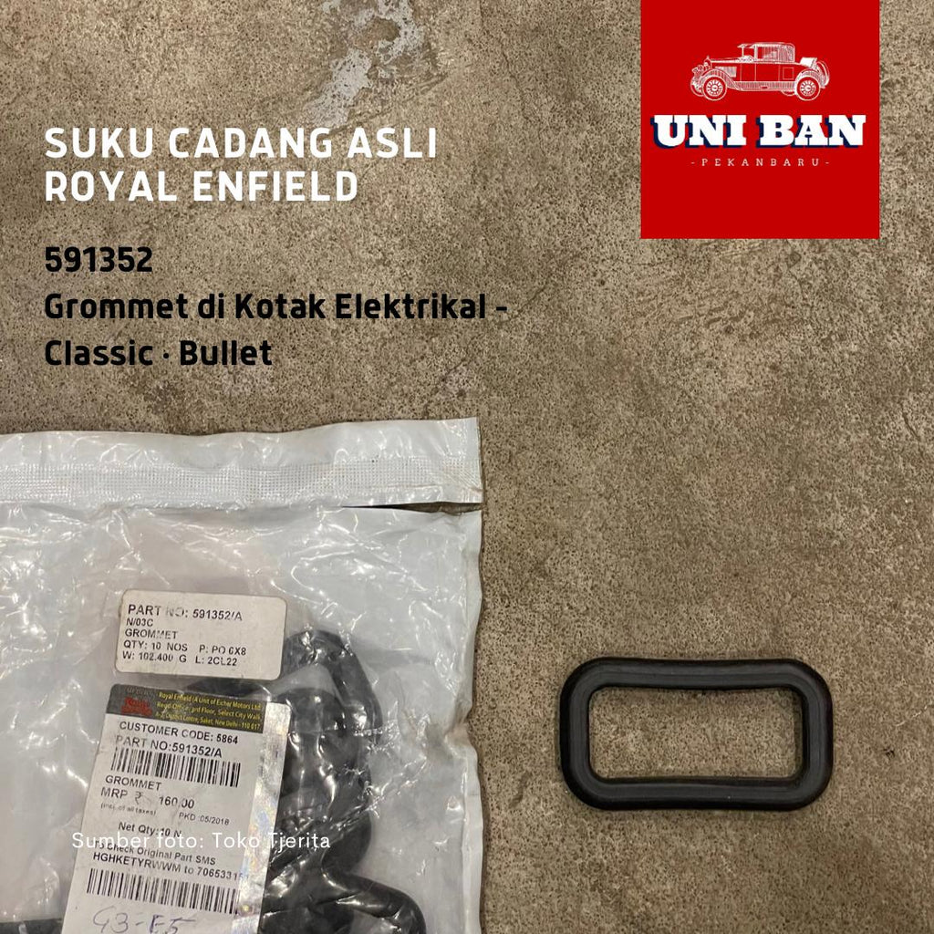 Grommet Kotak Elektrikal Bullet Classic 591352 - Royal Enfield ASLI