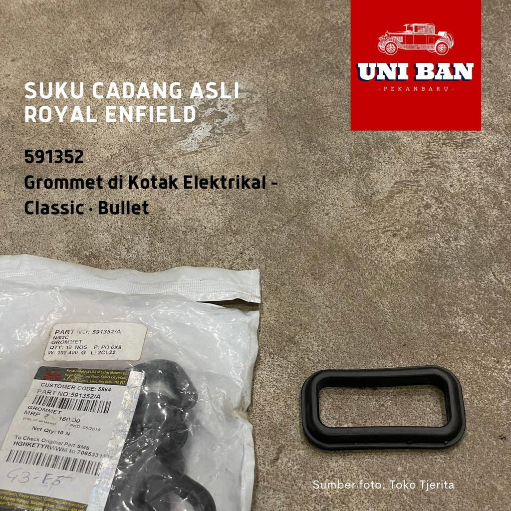 Grommet Kotak Elektrikal Bullet Classic 591352 - Royal Enfield ASLI