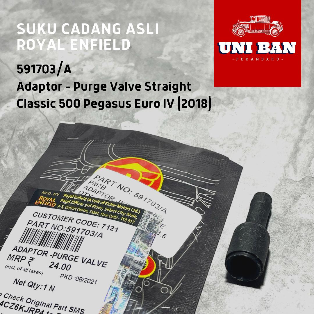 Adaptor 591703/A Purge Valve Classic 500 Pegasus - Royal Enfield ASLI