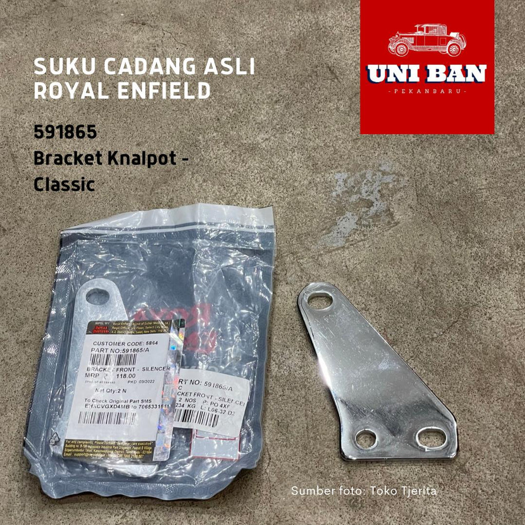 Bracket Knalpot Classic 591865 - Royal Enfield ASLI