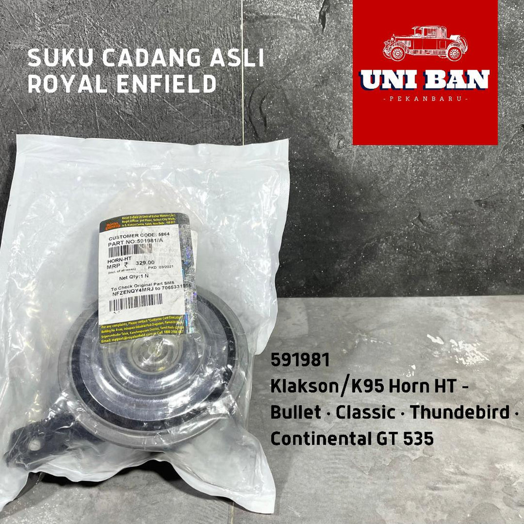 Klakson (1 Buah) / Horn HT 591981 - Royal Enfield ASLI