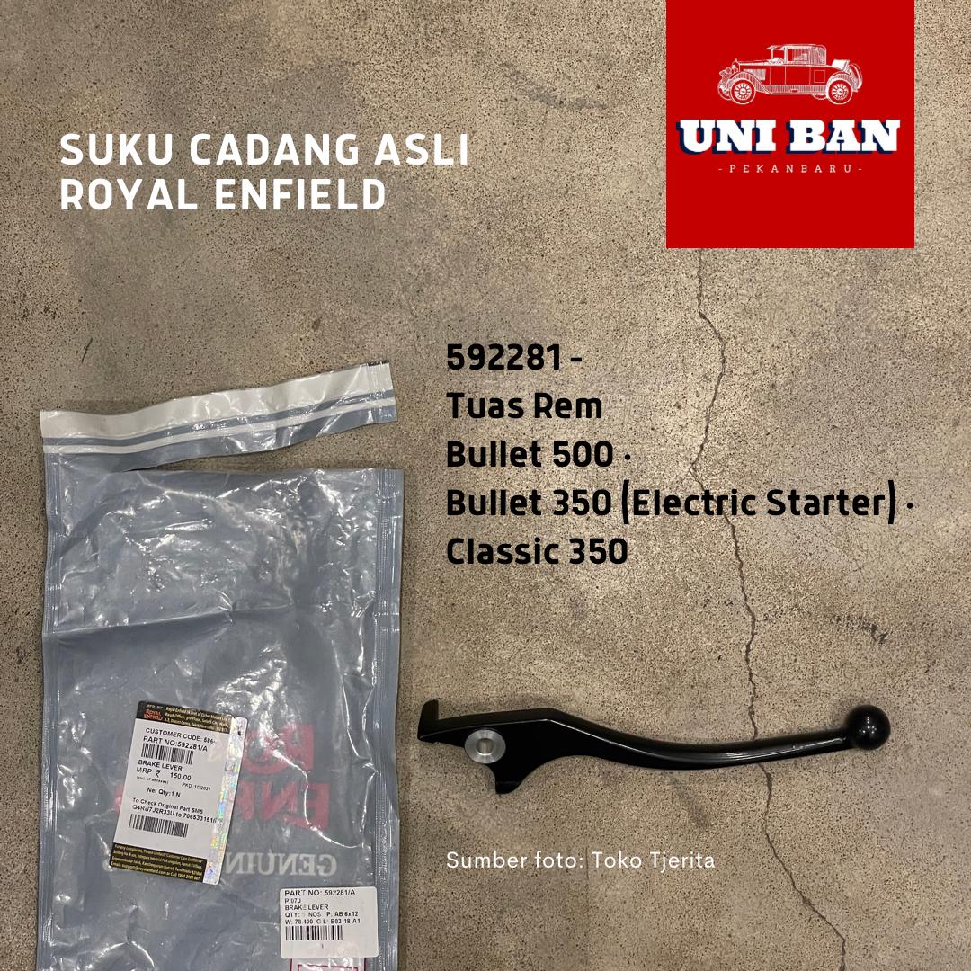 Tuas Kanan Handle Rem 592281 Bullet Classic 350 - Royal Enfield ASLI