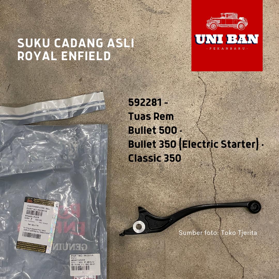 Tuas Kanan Handle Rem 592281 Bullet Classic 350 - Royal Enfield ASLI