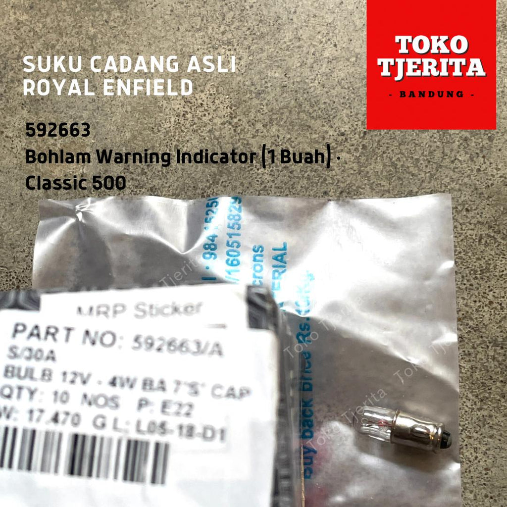 Bohlam (1 Buah) Warning Indicator Classic 500 592663 Royal Enfield