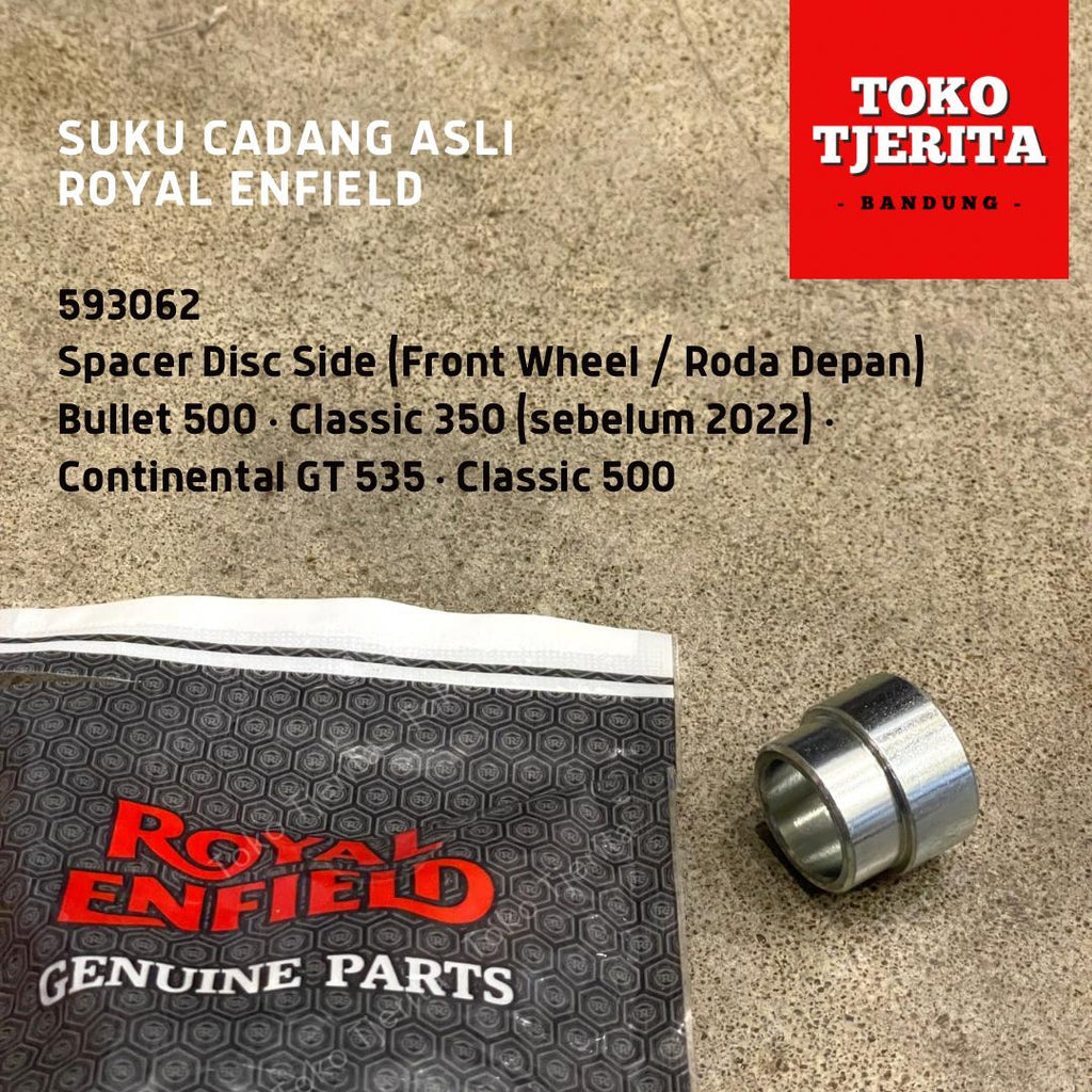 Spacer Disc Side Roda Depan (1 Buah) Classic 500 Continental GT 535 593062 - Royal Enfield ASLI