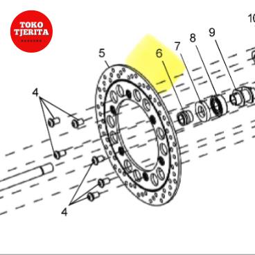 Spacer Disc Side Roda Depan (1 Buah) Classic 500 Continental GT 535 593062 - Royal Enfield ASLI
