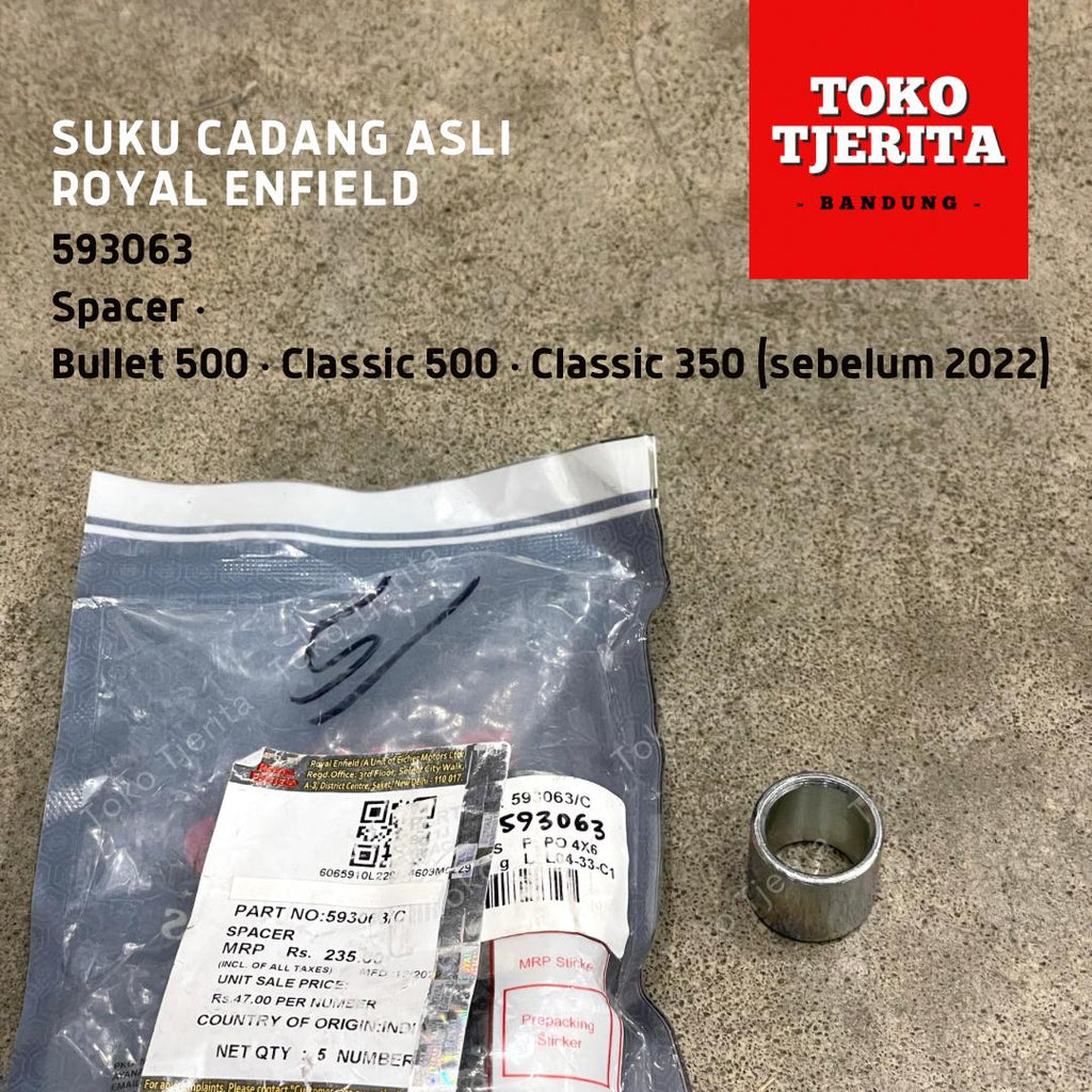 Spacer di Roda Depan Classic Bullet 500 593063 - Royal Enfield ASLI