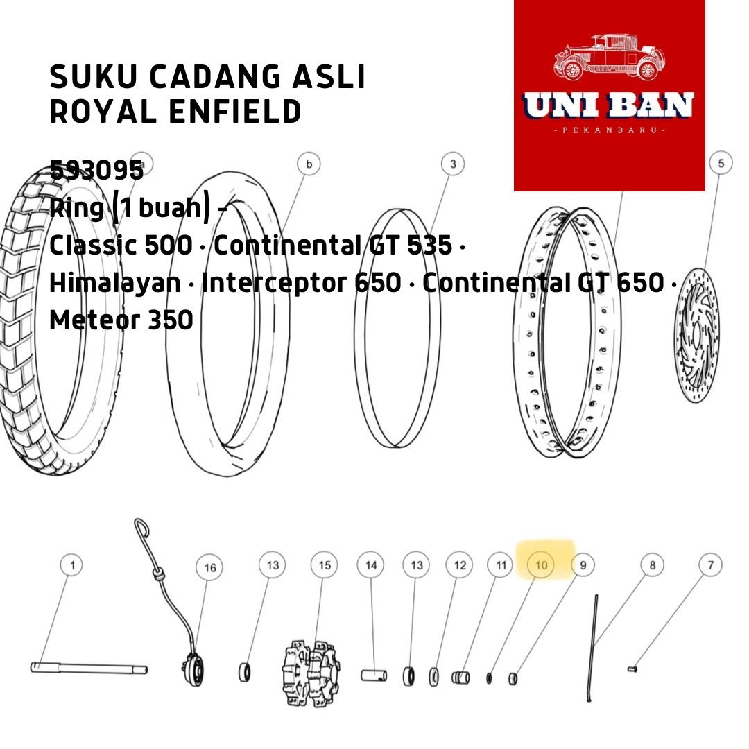 Ring Classic Continental GT Himalayan Interceptor 593095 Royal Enfield