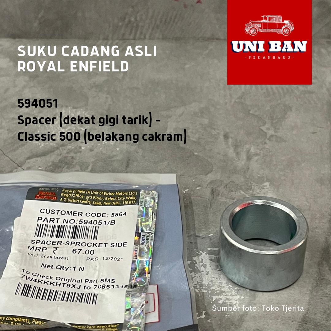 Spacer Roda Classic 500 Belakang Cakram 594051 - Royal Enfield ASLI