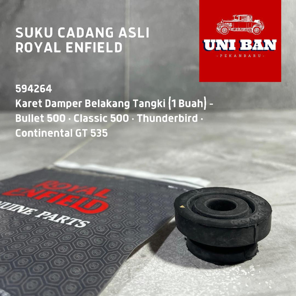 Karet Damper Belakang Tangki (1 Buah) 594264 Royal Enfield ASLI