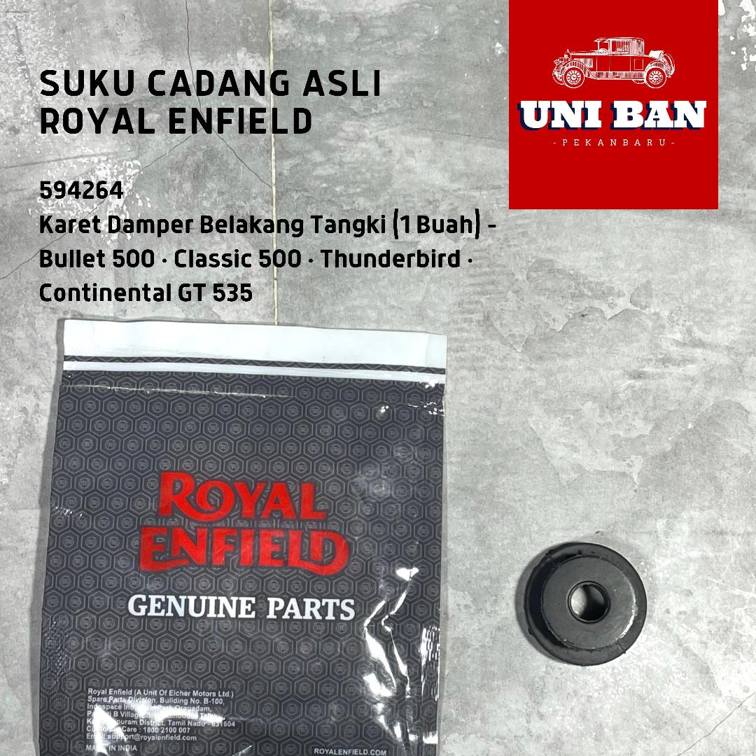 Karet Damper Belakang Tangki (1 Buah) 594264 Royal Enfield ASLI
