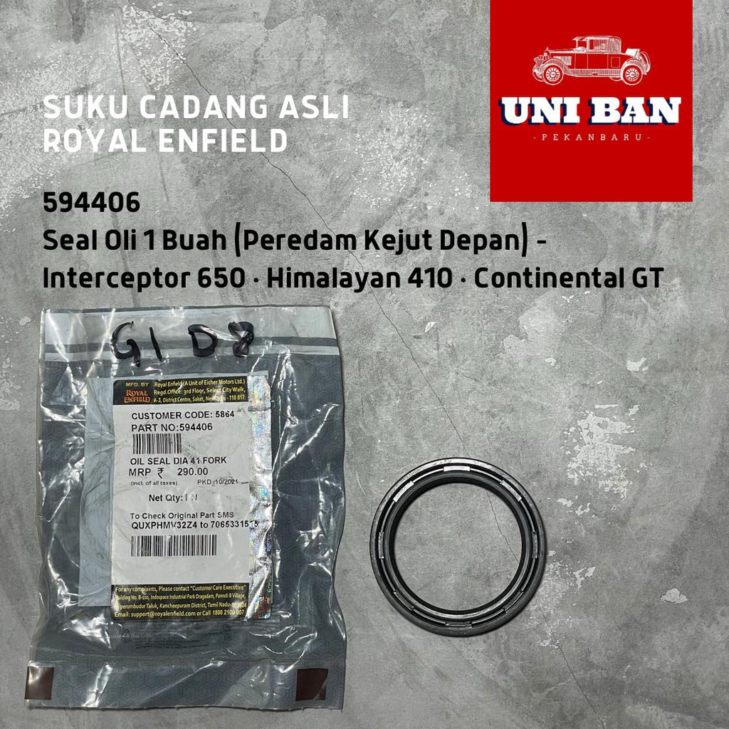 Seal Oli 1 Buah Interceptor Himalayan 594406 Royal Enfield ASLI