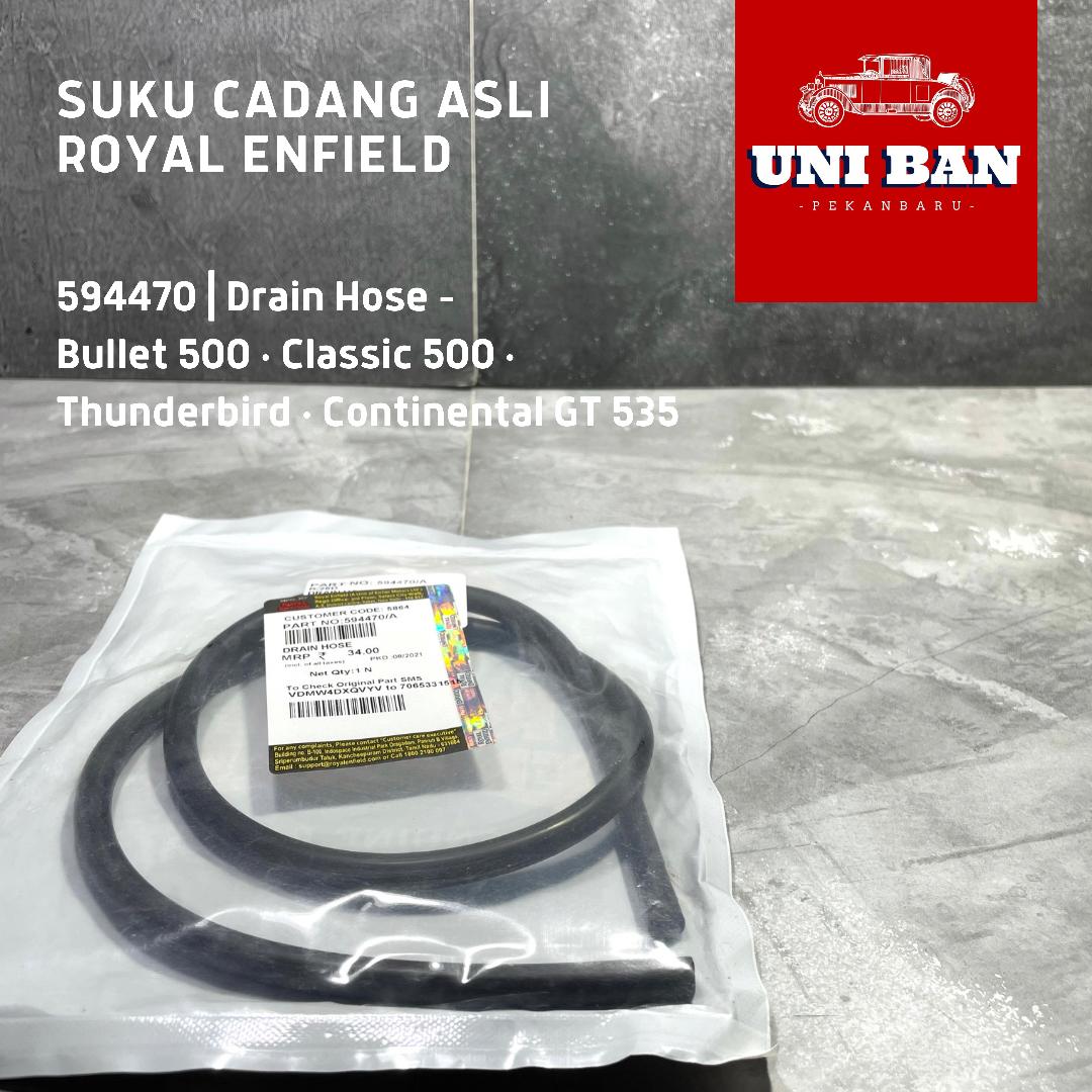Drain Hose 594470 Selang Kuras / Classic Bullet - Royal Enfield ASLI