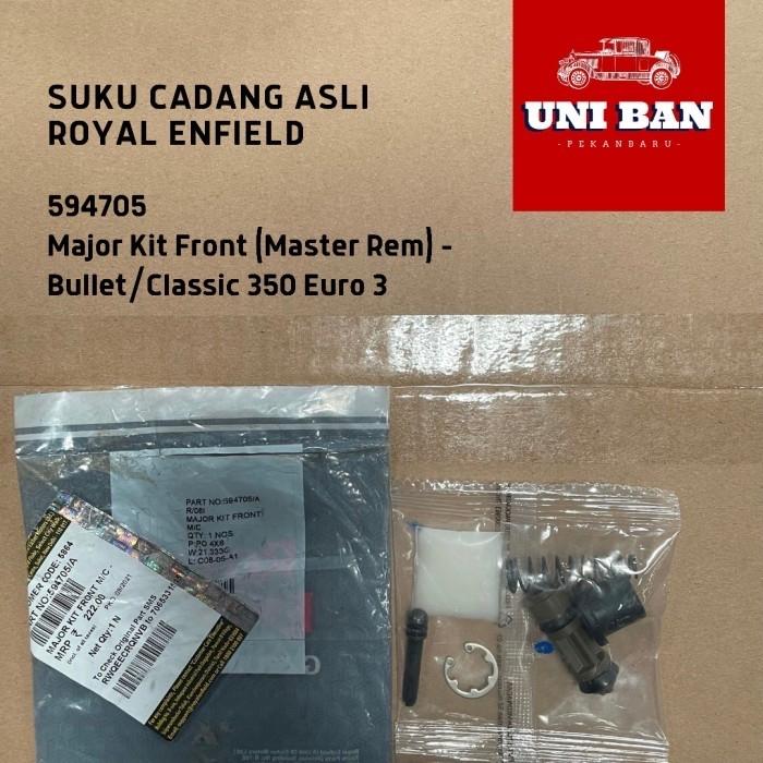 Kit Master Rem Depan 594705 Classic 350 Karburator Classic 500 BSIV Master Rem Tipe BBI (untuk kaliper 1 pin)- Royal Enfield ASLI