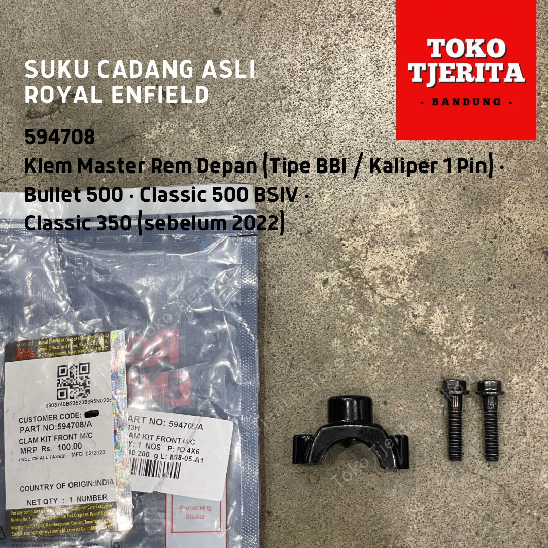 Klem Master Rem Depan Bullet 500 Classic 500 594708 Royal Enfield ASLI