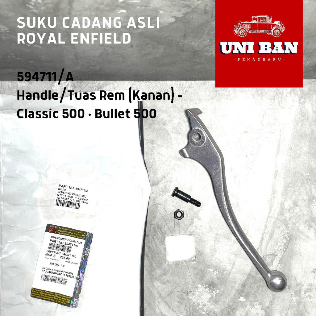 Handle Rem 594711/A Handel Tuas Kanan Classic - Royal Enfield ASLI
