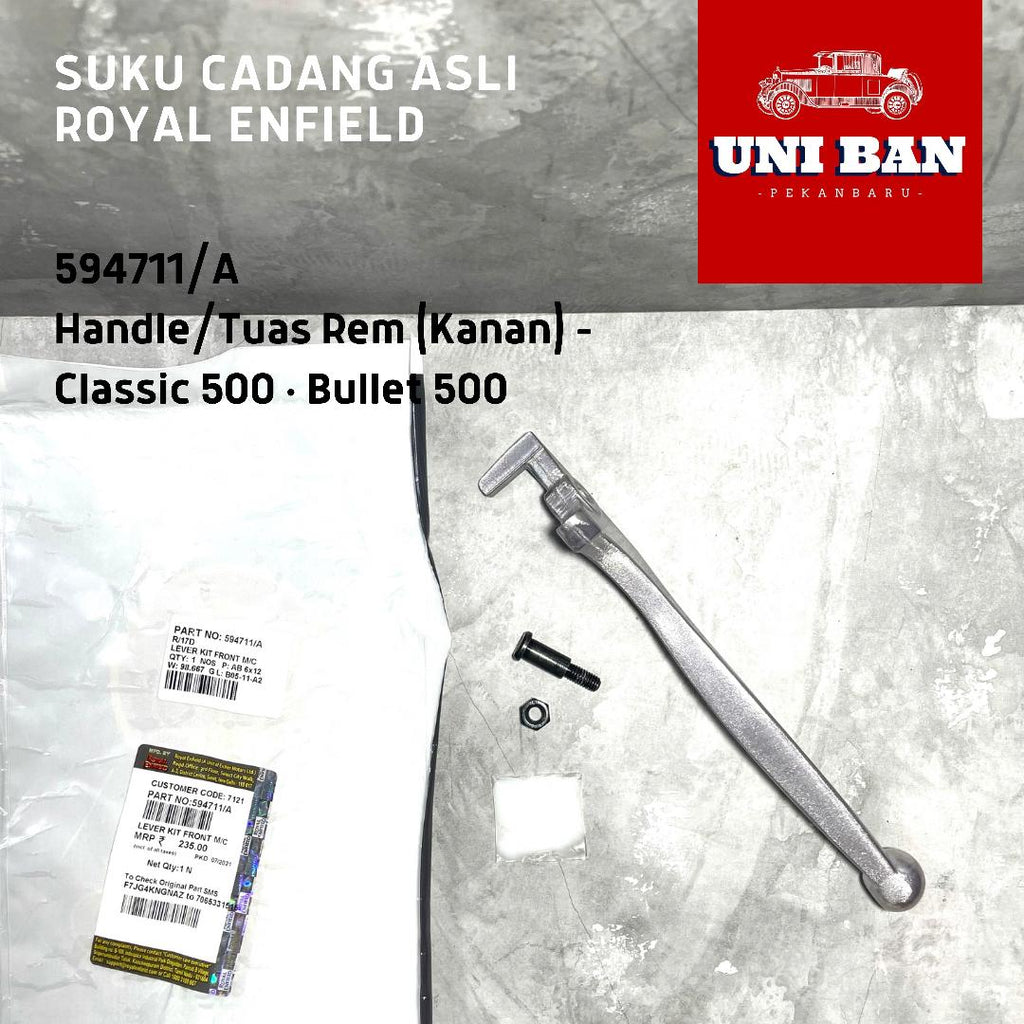 Handle Rem 594711/A Handel Tuas Kanan Classic - Royal Enfield ASLI