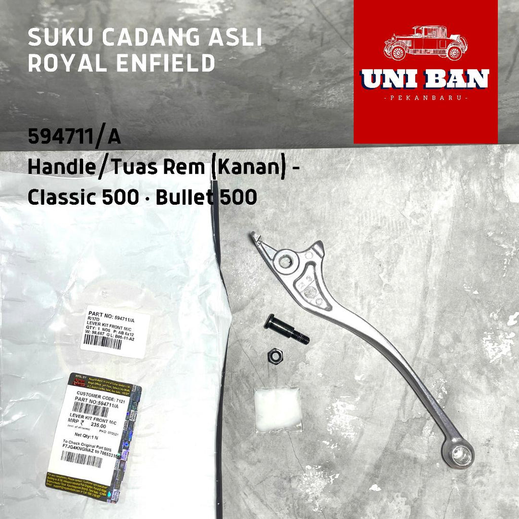 Handle Rem 594711/A Handel Tuas Kanan Classic - Royal Enfield ASLI