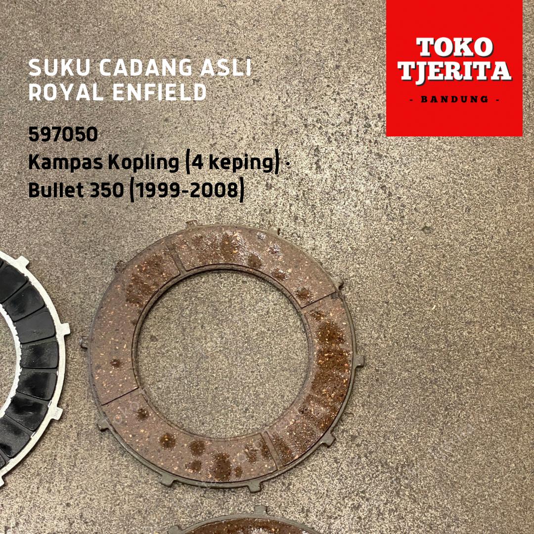 Set Kampas Kopling 597050 Bullet 350 1999-2008 - Royal Enfield ASLI