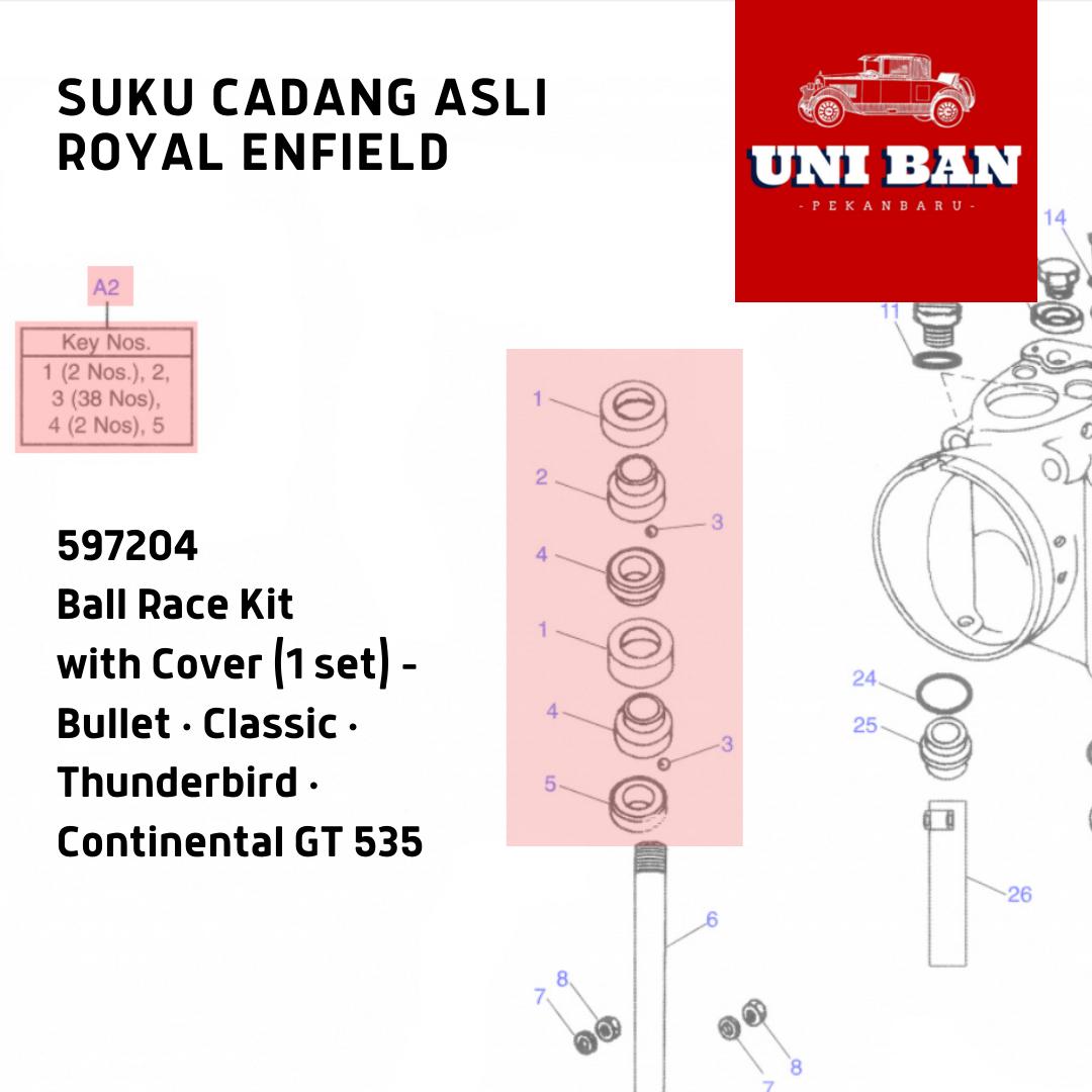 Komstir Classic Bullet Continental GT 597204 - Royal Enfield ASLI
