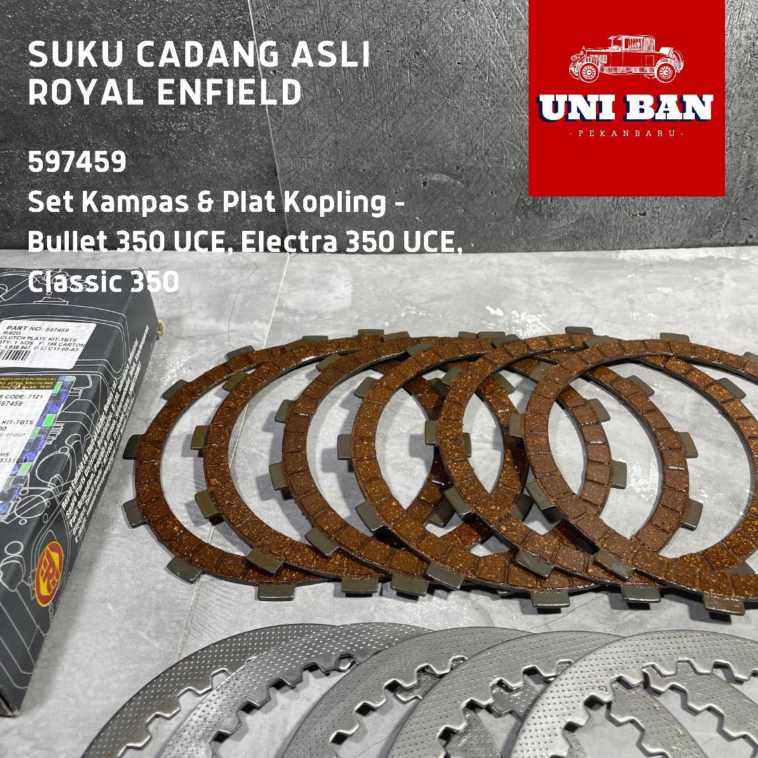 Set Kampas dan Plat Kopling Classic 350 - 597459 - Royal Enfield ASLI