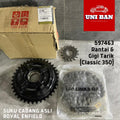 Rantai Gigi Tarik Classic 350 Chain Sprocket Kit 597463 - Royal Enfield ASLI