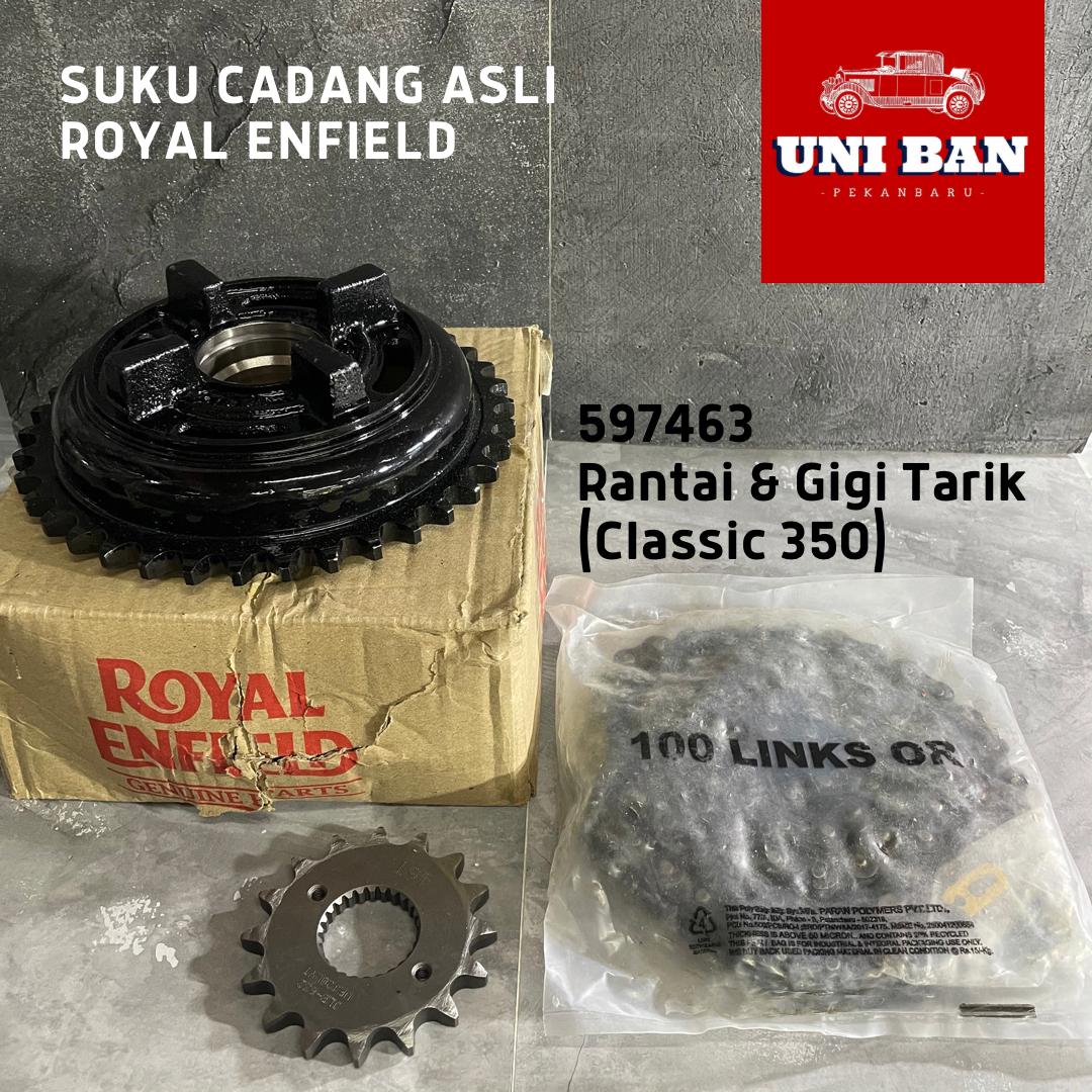 Rantai Gigi Tarik Classic 350 Chain Sprocket Kit 597463 - Royal Enfield ASLI