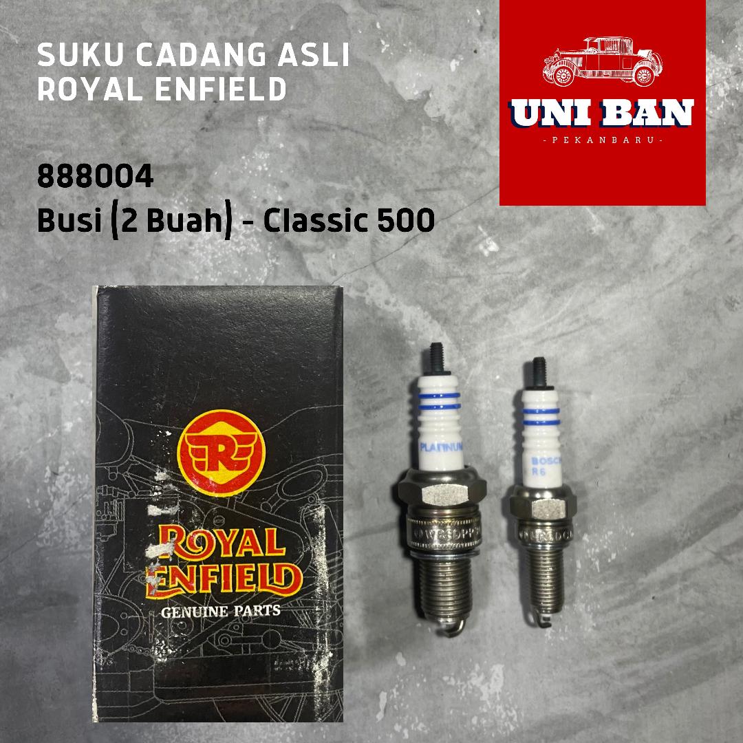 Busi (2 buah) Classic 500 / Spark Plug 888004 - Royal Enfield ASLI