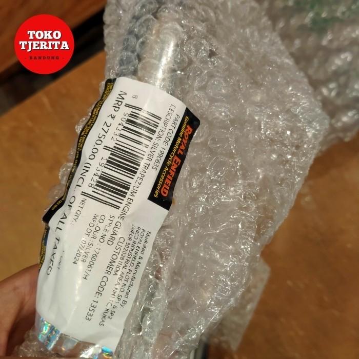 Silver Trapezium Engine Guard Bullet Classic 350 500 1990635 - Royal Enfield ASLI