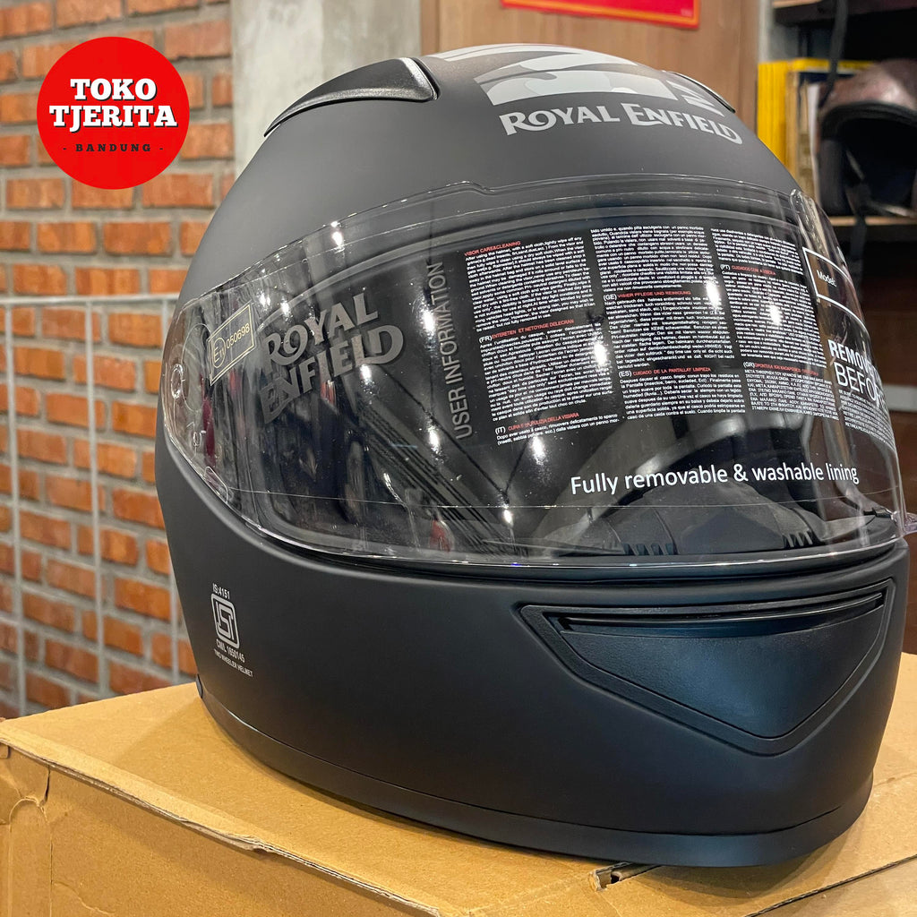 Helm Full Face Camo MLG Hitam Dof RRGHEM000212 RRGHEM000213 - Royal Enfield ASLI