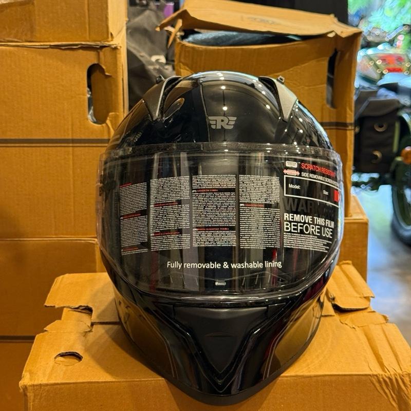 Helm Roadster Full Face 1901 XL BESAR Hitam Kilap RRGHEA240657 - Royal Enfield ASLI