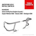 Silver Airfly Evo Engine Guards KXA00341 Classic 650 Super Meteor Shotgun - Royal Enfield ASLI