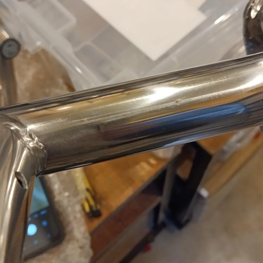 Silver Airfly Engine Guard Meteor 350 KXA00002 - Royal Enfield ASLI