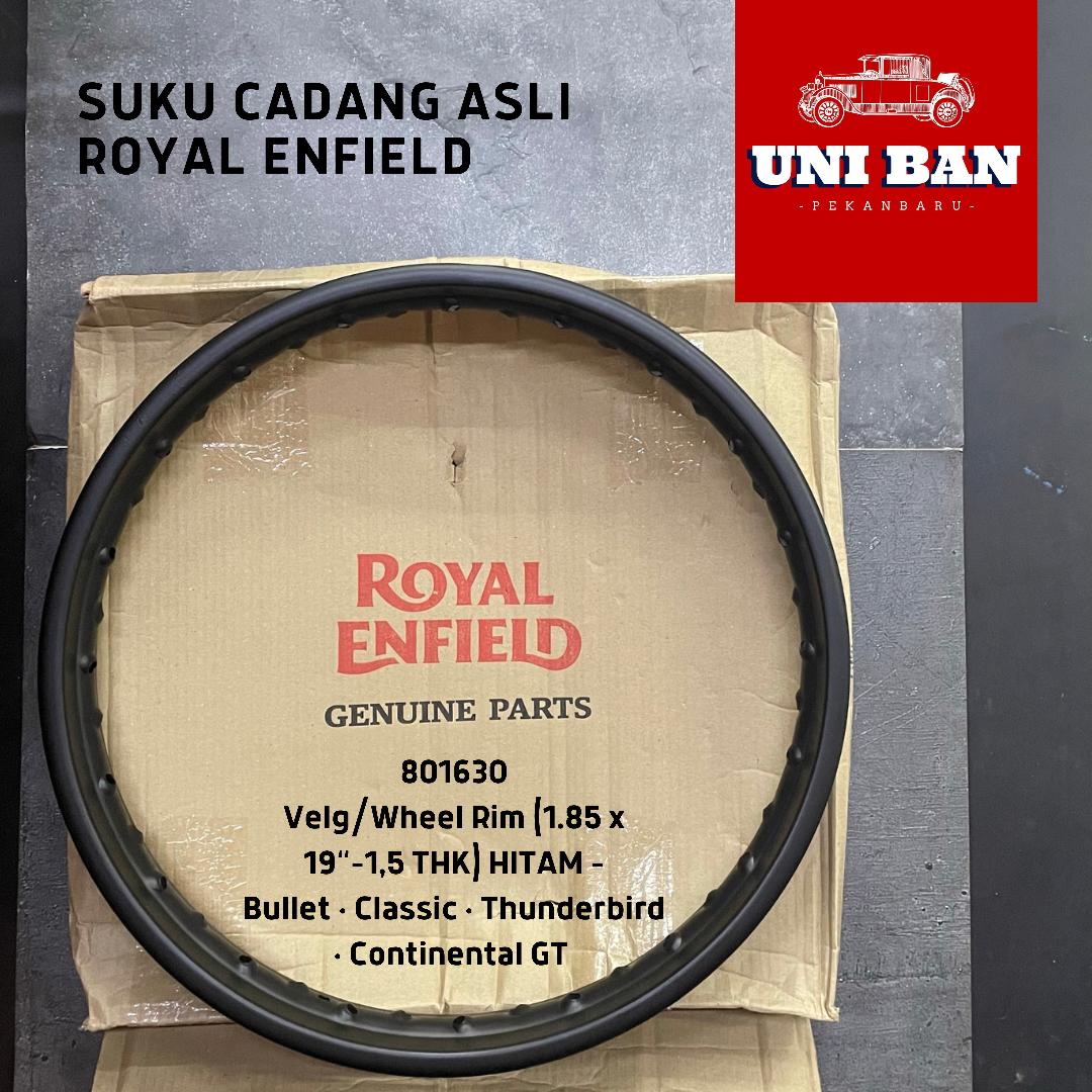 Velg Depan Hitam 1,85 x 19" H 40 Classic 801630 - Royal Enfield ASLI