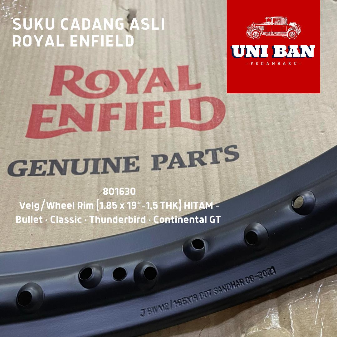 Velg Depan Hitam 1,85 x 19" H 40 Classic 801630 - Royal Enfield ASLI