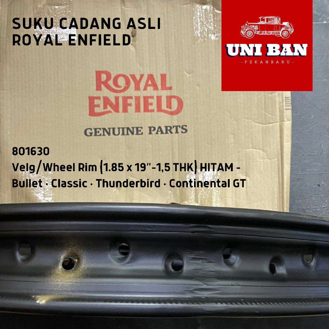 Velg Depan Hitam 1,85 x 19" H 40 Classic 801630 - Royal Enfield ASLI