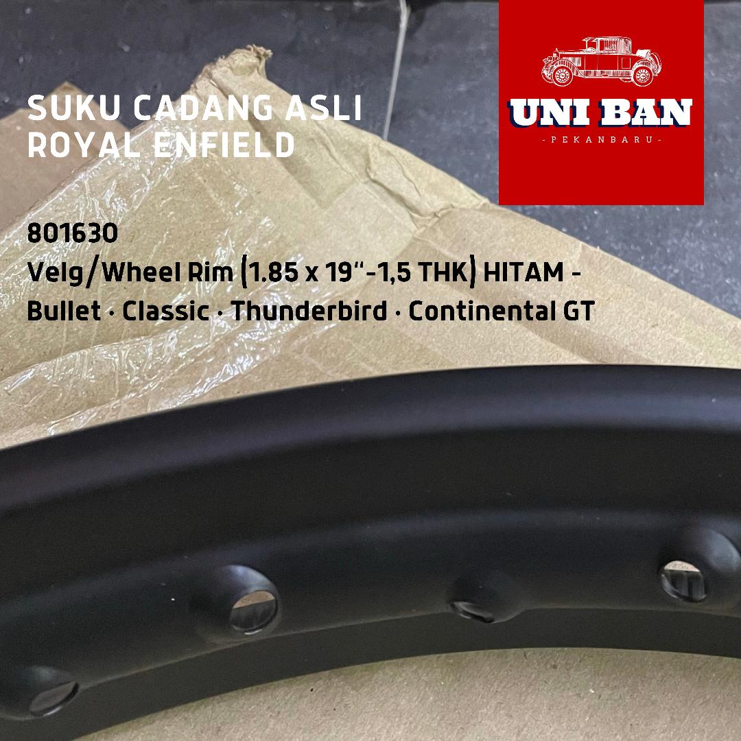 Velg Depan Hitam 1,85 x 19" H 40 Classic 801630 - Royal Enfield ASLI